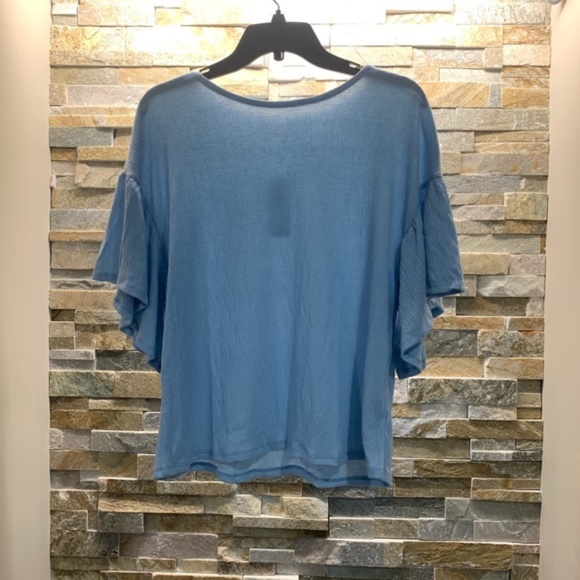 Ten Sixty Sherman Ruffle Sleeve Tee - Picture 3 of 6